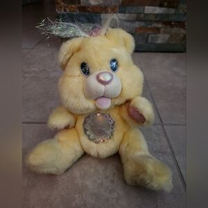 Twinkle Bear Yellow Stuffed Animal Plush 10” Toy 1995 Fantasy Vintage (C)